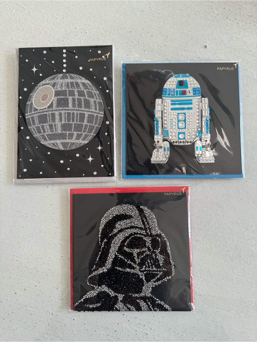 Papyrus Star Wars Greeting Cards -- Set of 3